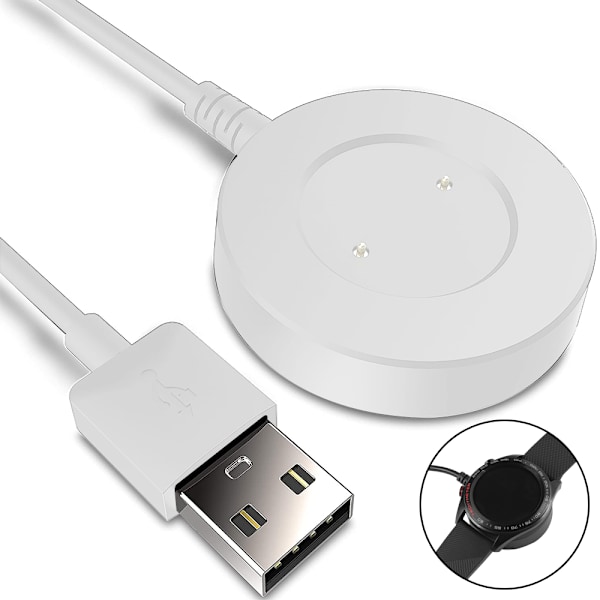 Trådlös magnetisk laddare för Watch GT/ Magic/GT 2 /GT Active, ersättningsladdningskabelhållare för Huawei