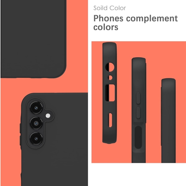 Samsung Galaxy A15 skal mobilskal silikon /  TPU - VÄLJ: MÖRK BLÅ Samsung A15 DARK BLUE Samsung A15