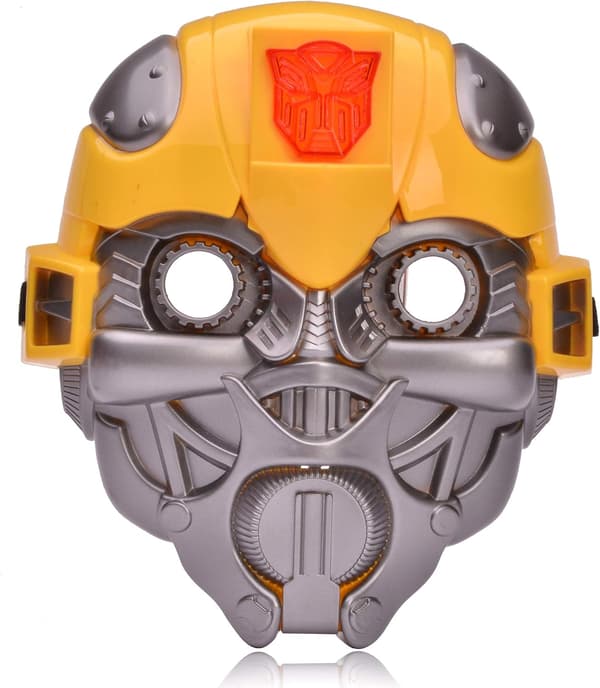 Barnas lysmaske Transformers Kostyme Superhelt Lysmaske Blå lilla Blue+purple