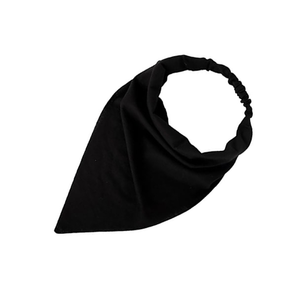 Triangle Headscarf - mångsidigt och snyggt hårtillbehör Svart Sort