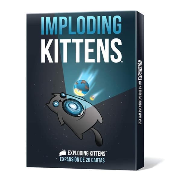 Imploding Kittens kortspill Original Edition komplett i eske