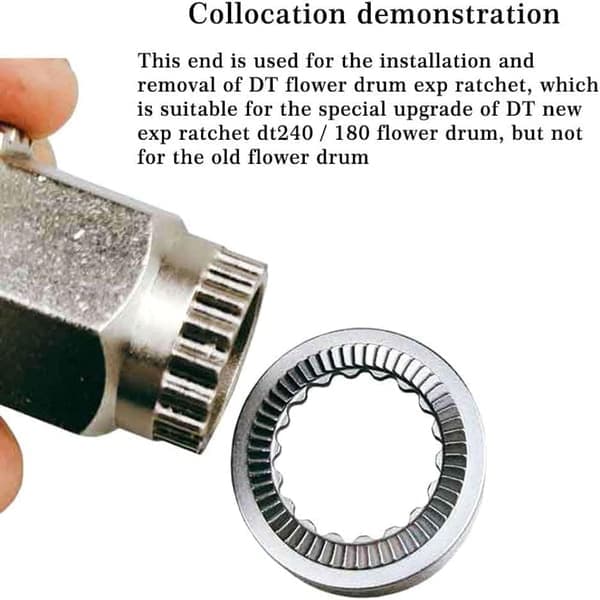 Bike Freehub Tool Practical Bicycle Lock Ring Nut Hub Remover Rear Hub Locking Removal Installation Tool for DT Swiss Star Ratchet Hubs