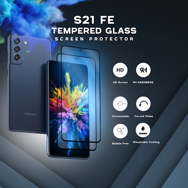 2-Pack Samsung S21 FE - 9H Härdat Glass - Top Kvalitet