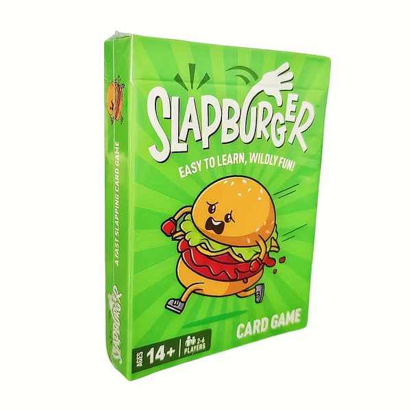 Slapburger: Snabb och vild underhållning! - Kortspel för tonåringar och vuxna | Stöder 2-6 spelare | Perfekt för familjefester, Halloween, Thanksgiving 1 set