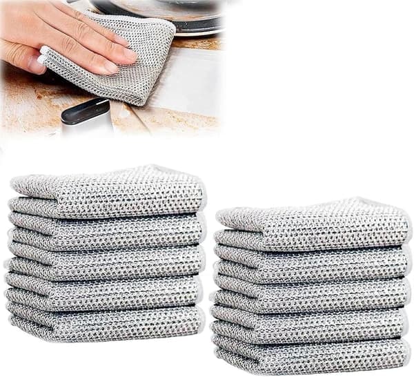 10 nye multifunktionelle karklude lavet af ridsefast stål til alsidig brug 10 stk. 10pcs