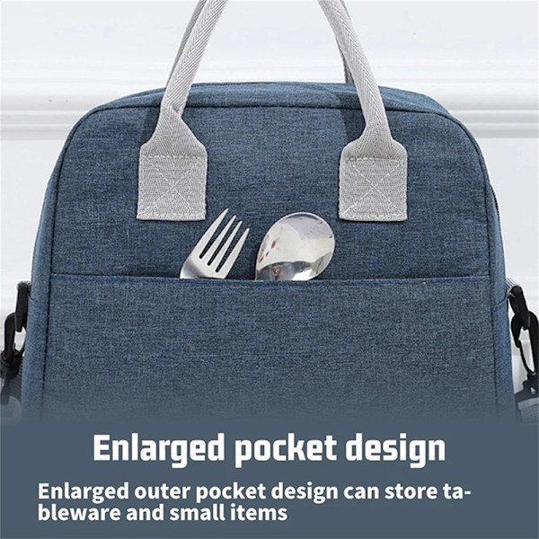 Lunchväska Student Termisk Lunchbox SVART black black