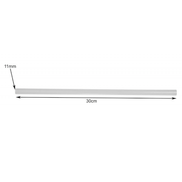 1 kg - Limstift för Limpistol - 11x300 mm - Smältlim Transparent