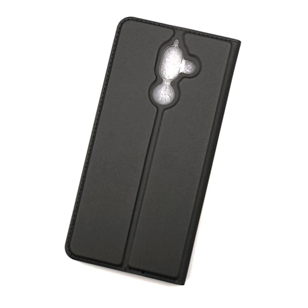 Plånboksfodral Ultratunn design Nokia 7 Plus - fler färger Mörkgrå Mörkgrå