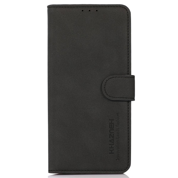 KHAZNEH Galaxy A35 5G Fodral Matt Läder Svart
