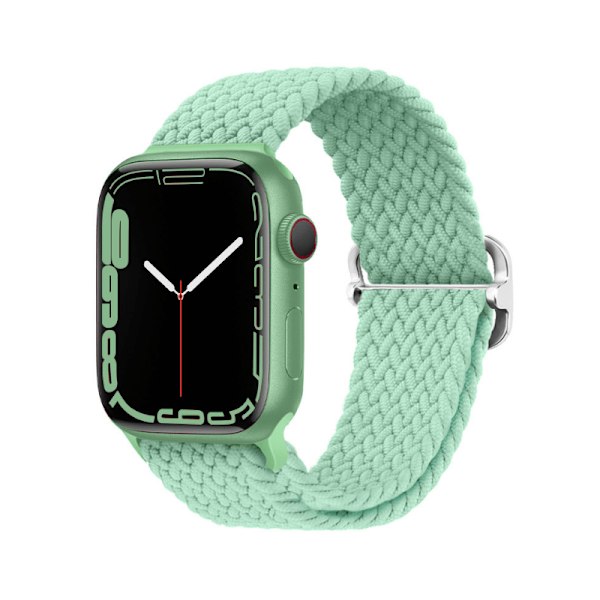 Flätat Armband Apple Watch 38/40/41 Välj Färg/Storlek Mintgrön M Mintgrön M