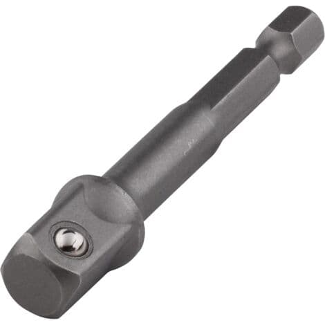 Hex Shank to Square Drive, 3/8\" (65mm) Drill/Driver Shank Adapter