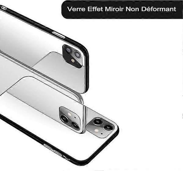 iPhone 15 Case Mirror, Mirror Case Non-deformable Design for Women Girls, Perfect for Makeup Anytime