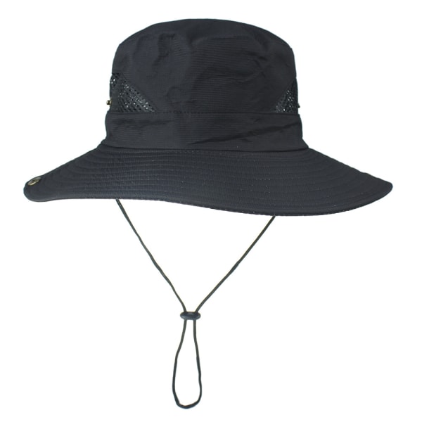 Herr Fiskehatt för män Kvinnor Sommar Safarihatt Utomhusvandring Boonie-hattar för män Solskyddsmössor