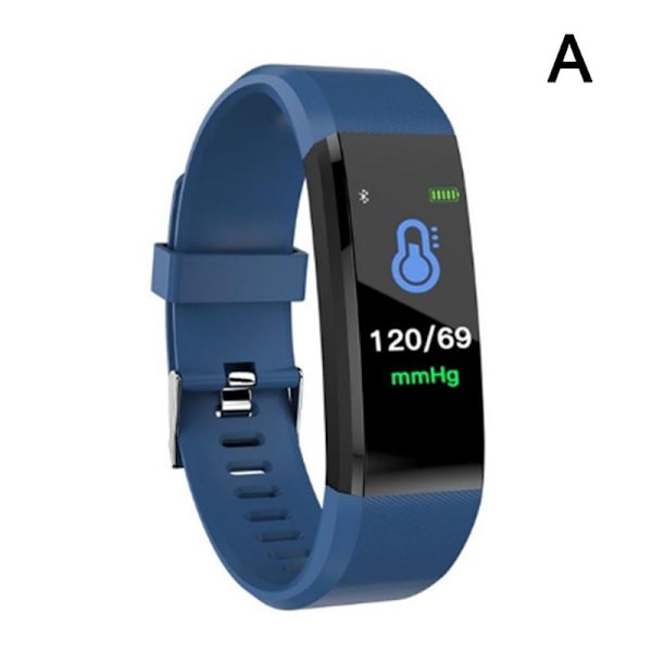 Fitness Smarta klockor Aktivitetsmätare Puls Dam 2024 Barn blue A blue A