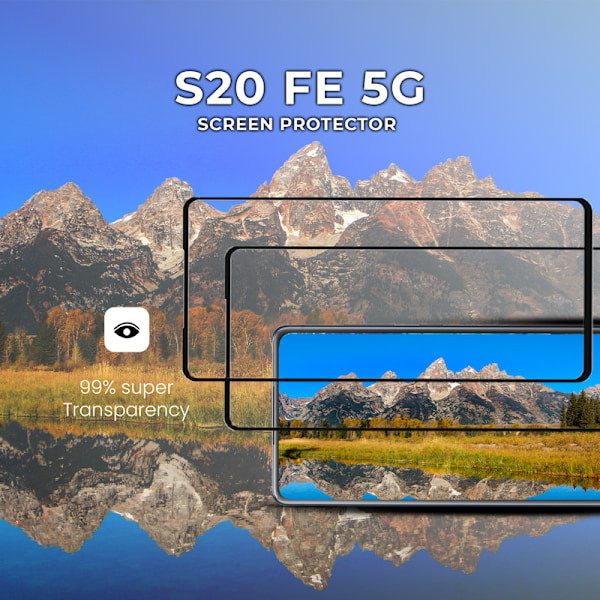 2 Pack Samsung S20 FE 5G - 9H Härdat Glass - Super Kvalitet 3D