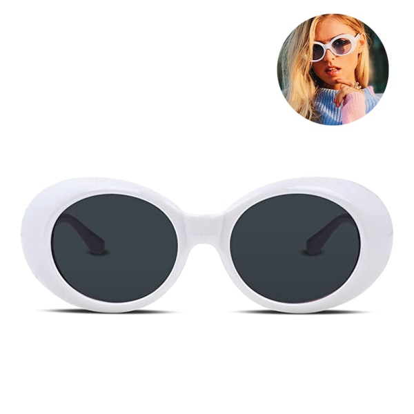 Dammode överdimensionerade hjärtformade retrosolglasögon, UV-skydd polariserade solglasögon för kvinnor, flickor Style 1