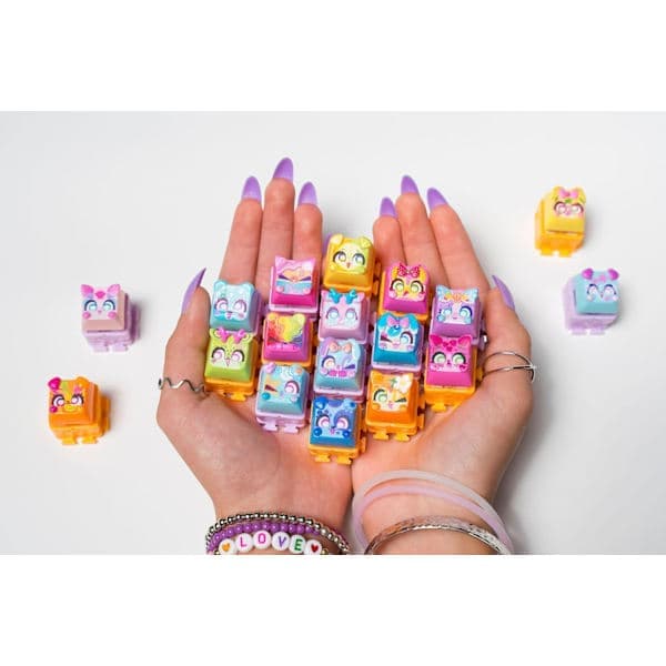 Goliath - CLICKEEZ Multipack Serie 2 - 5 Kawaii Nøglefigurer til at Klikke - Nøglering Fidget Legetøj - Sensorisk ASMR Effekt Legetøj - 30+ Samling