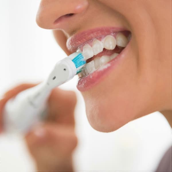 TRIXES 4-pack eltandborsthuvuden Enkelt byte - Kompatibel med Oral B