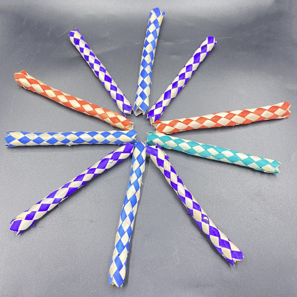 5st 15cm Fingerfällor Bamburör Fingerfällor Barn busleksaker 2(5pcs+clip) 2(5pcs+clip)