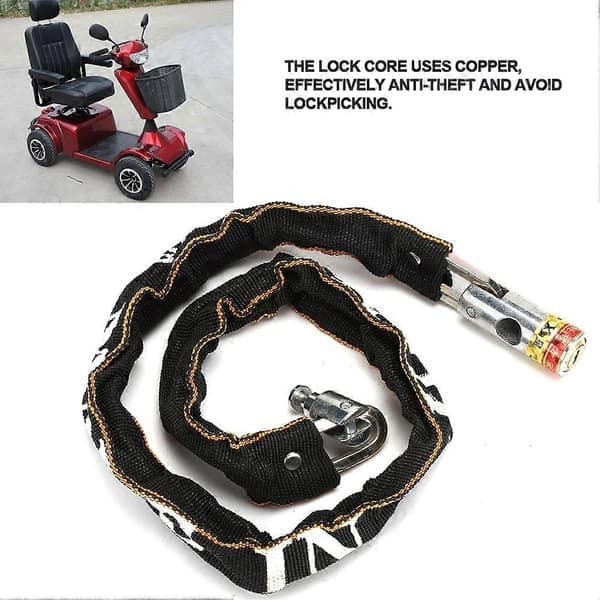 Anti-theft Chain Lock, High-Quality Materials, Non-Woven Fabric Cover, Galvanized Waterproof Coating, Copper Lock Core, Multifunctional Durable S[YJD]