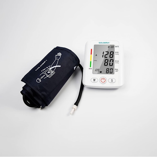Digitalt Elektriskt Armbands Blodtrycksmätare, Vit, Olika Färger, 2 Användarminne
