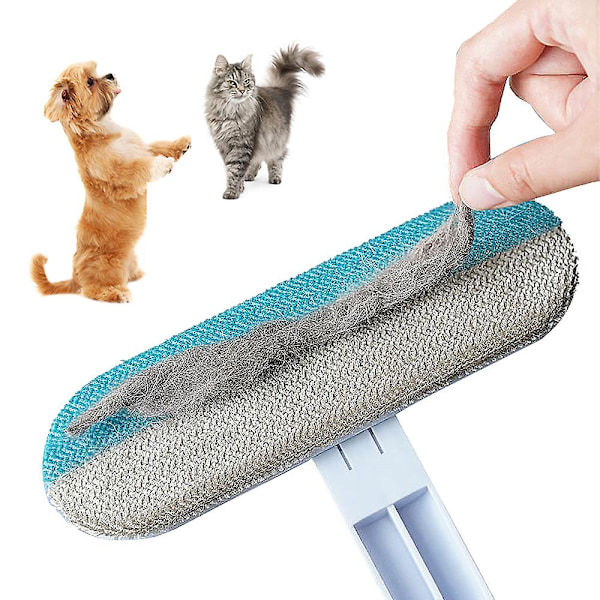 Multifunktionell husdjurshårborttagare återanvändbar pälsdammsugare djurhårborttagare tar bort ludd från kläder hårborttagare borste hund katt