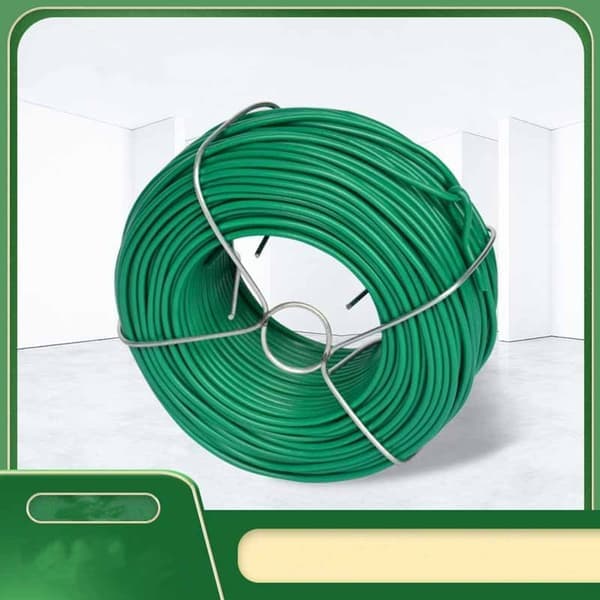 Bindetråd til planter - Diameter: 2,1 mm - 50 m - PVC-belægning - Grøn