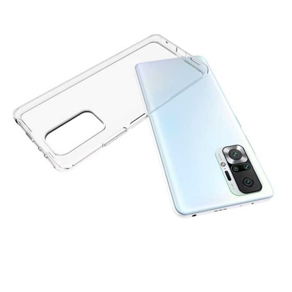 Xiaomi Redmi Note 10 Pro Stötdämpande Mjukt Skal Simple Transparent