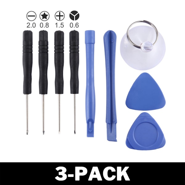 Verktygskit för Mobil - 9 delar iPhone 3-Pack 3-Pack