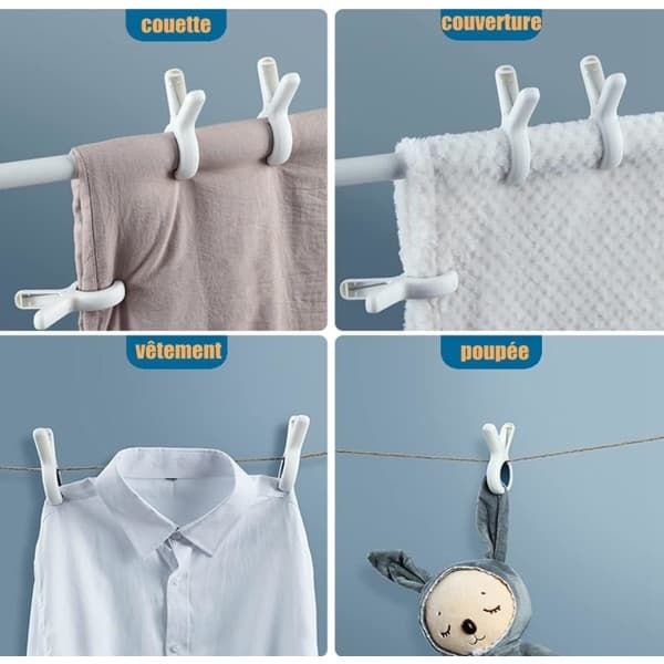 Heavy Duty Clothes Pegs Large Plastic Clothes Pegs Snack Hook and
