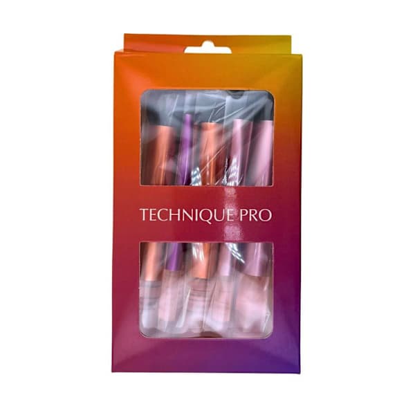 Technique PRO Glam Sminkekostsett - 7 deler
