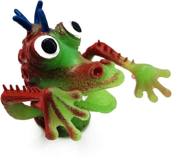 Silikon Monster Fingerdocka 5 delar Tecknad Skrämmande Monsterleksaker 3,3 cm per fingerdocka för barn pojkar och flickor