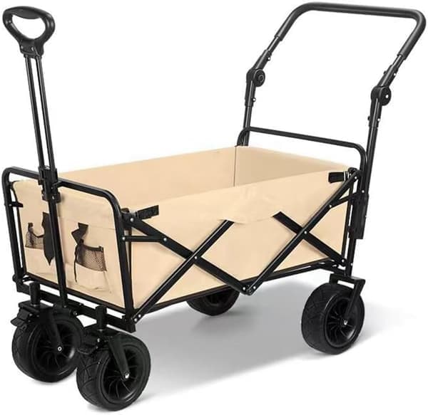 Folding Cart Push Handle Extendable Cart Handle Accessories Cart Equipment for Flat Folding Cart