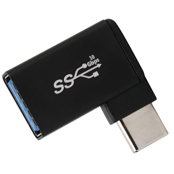 90 graders USB 3.0 hona till USBC hane OTG-adapter stöd för höghastighetsdatasynkronisering Snabbladdning