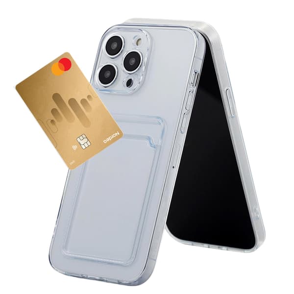 1SWEDEN case for iPhone 11 Pro - mobile case card holder slot TPU Transparent transparent