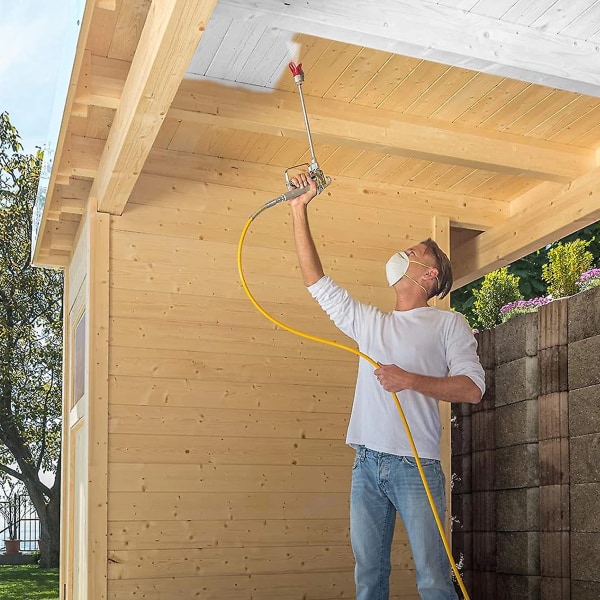 Airless färgspruta, förlängningsstång och munstycksskydd, 30 cm universellt utbytesverktyg för airless färgsprutor