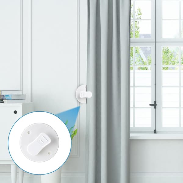 Duschdraperiklämmor, Stänkskydd för dusch, Vindtäta duschstänkskydd, Självhäftande duschdraperihållare håller draperier och foder (6 st)
