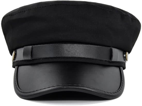 Unisex korhue, klassisk retrokasket, damehat, teaterkasket, baret - sort
