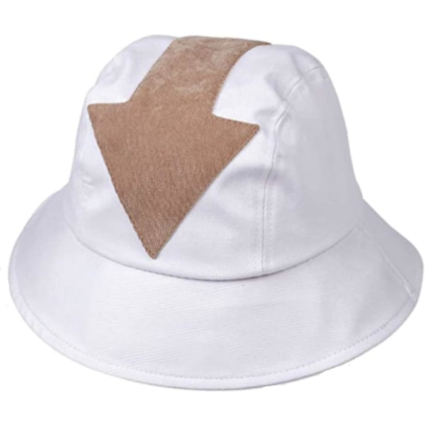 Vit Unisex Fashion Broderad Bucket Hat Sommar Fiskarekeps för Män Kvinnor Tonåringar