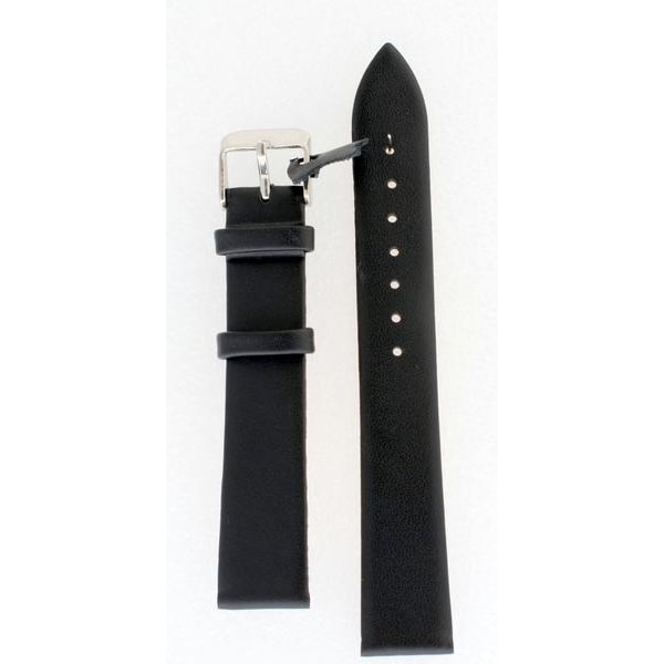 Klockarmband 12/14/16/18/20/22 mm XL Black 16 mm Black 16 mm