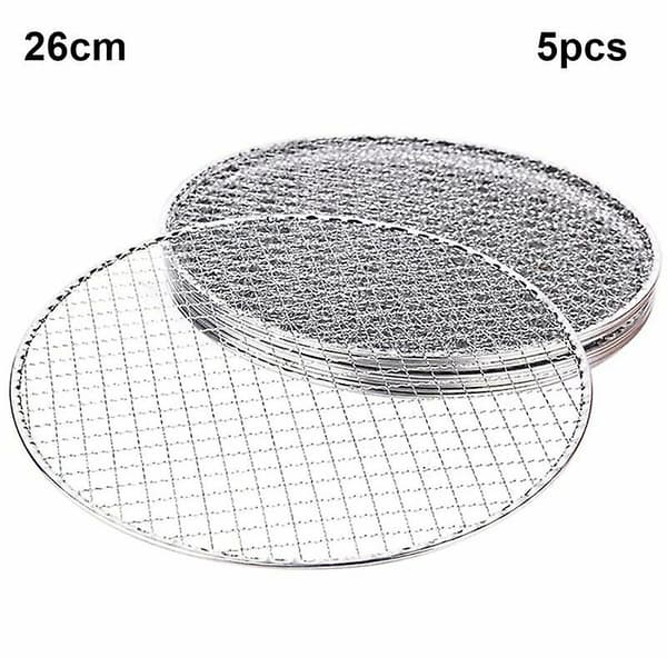 5-pack runda grillgaller grillplatta [qb] 26cm