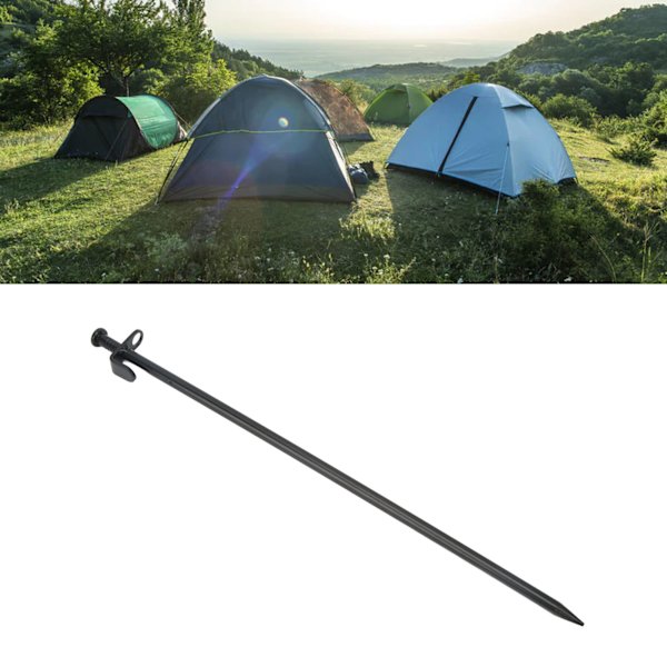 Utomhustältpinne i kraftigt stål, tältpinne för camping, markis, presenning, 40 cm