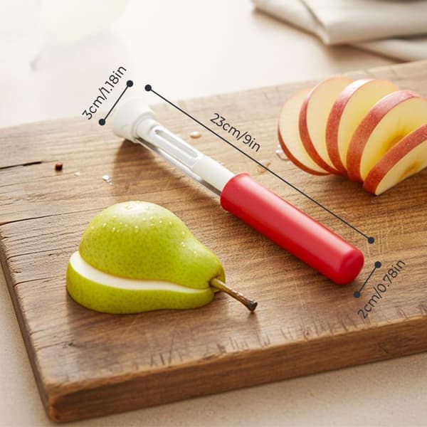 2-in-1 Apple Corer & Peeler 2026 Upgrade - Multifunctional Fruit Peeling Tool with Vegetable Peeler, Kitchen Utensil