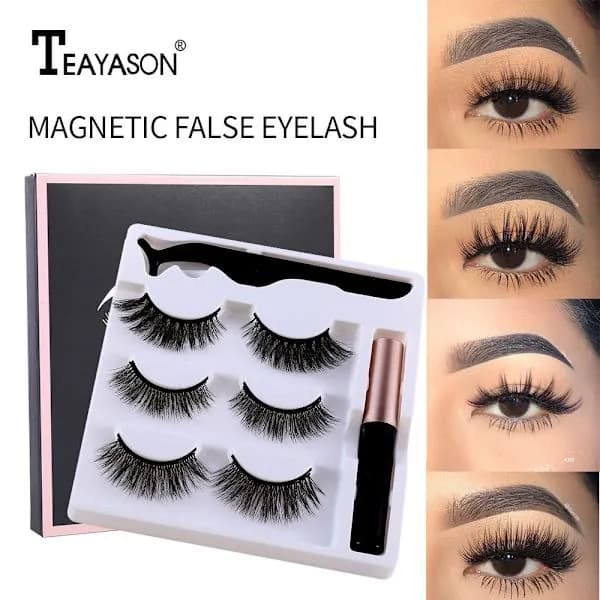 3 Pairs Magnetic False Eyelashes