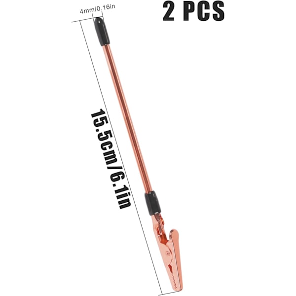 2 st armbandshjälp armbandsklämmor fixeringsverktyg assistent stretchinställningsverktyg (roséguld)