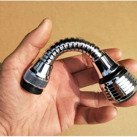360° Flexible Faucet Extender with Aerator for Sink - 2 Spray Patterns