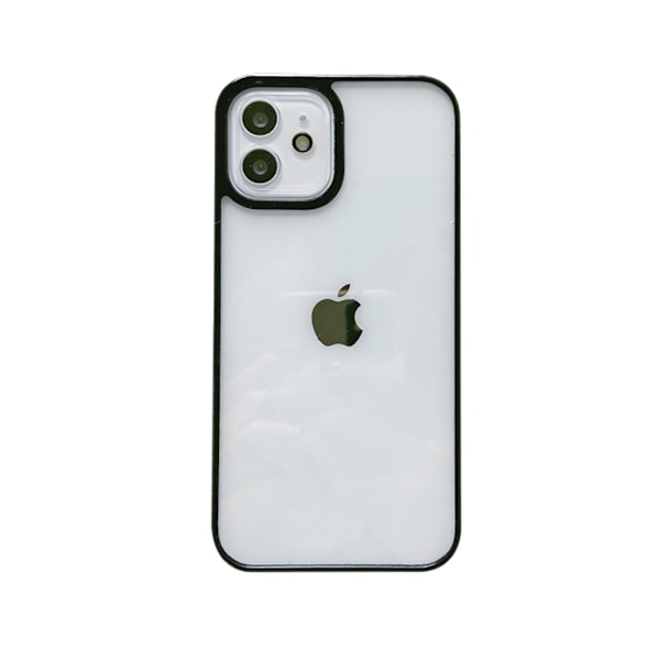 iPhone Bumper Skal - Genomskinligt med Färg Svart iPhone 11 Pro Max Svart iPhone 11 Pro Max