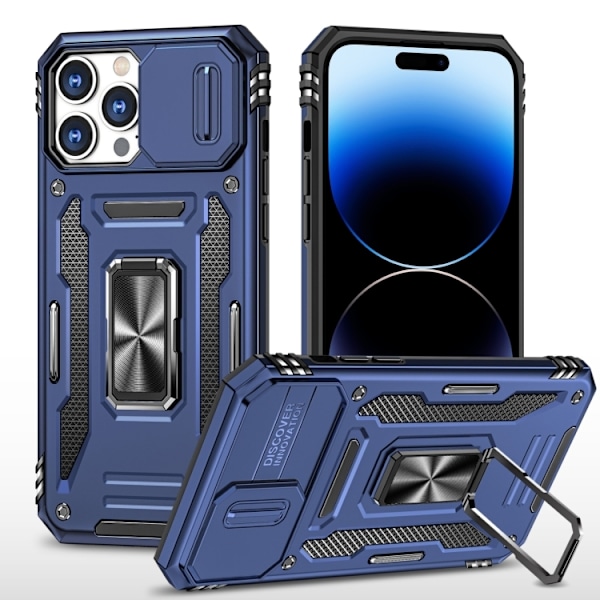 iPhone 13 Pro Max - Skal Camshield Pro Kameraskydd Hållare Blå iP 13 Pro Max iP 13 Pro Max