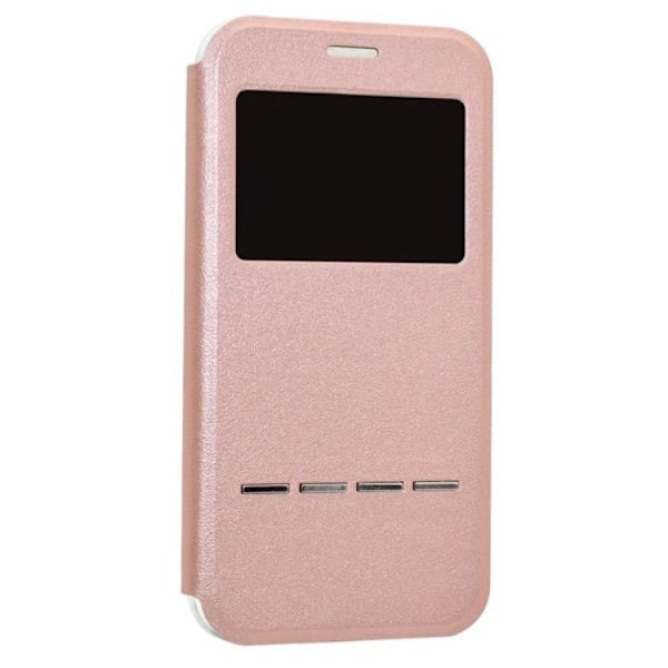 Samsung S8+ Smartfodral med fönster och svarsfunktion Roséguld Roséguld