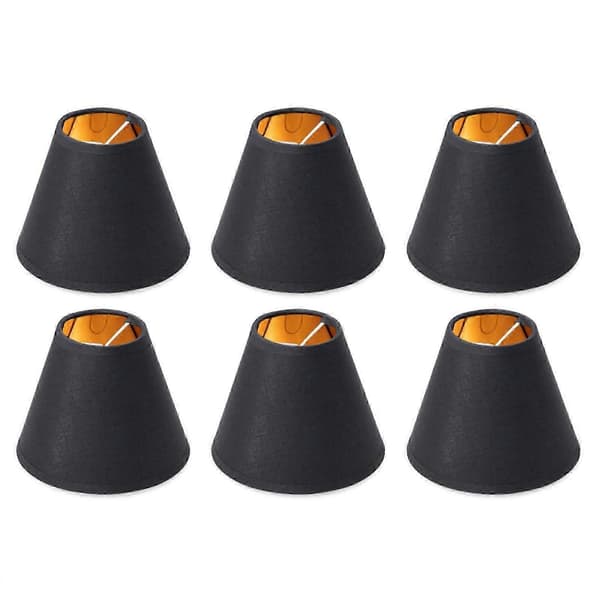 6-pack Medium Lampshade, Cylindrical Fabric Lampshade for Table Lamp and Floor Lamp